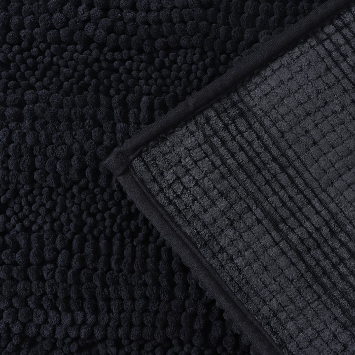 Коврик для дома LaDо́m, букли, плотность 1900 г, 50×80 см, цвет графитовый Коврик для дома LaDо́m, букли, плотность 1900 г, 50×80 см, цвет графитовый