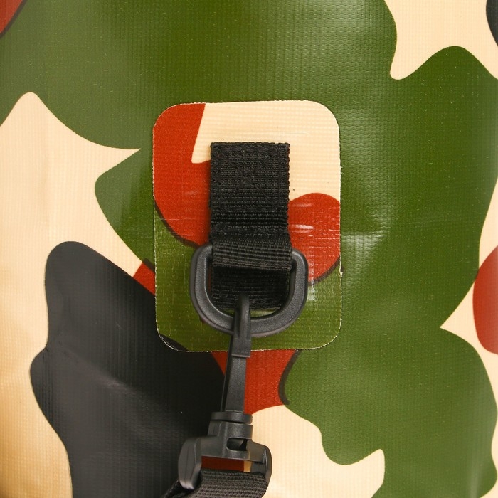 Гермомешок YUGANA, ПВХ, водонепроницаемый 30 литров, один ремень, хаки Гермомешок YUGANA, ПВХ, водонепроницаемый 30 литров, один ремень, хаки