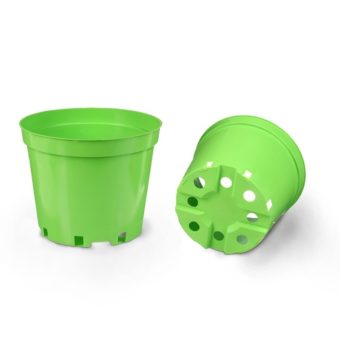 Горшок для рассады, 5 л, d = 22 см, h = 18 см, пластик, зелёный, Greengo Горшок для рассады, 5 л, d = 22 см, h = 18 см, пластик, зелёный, Greengo