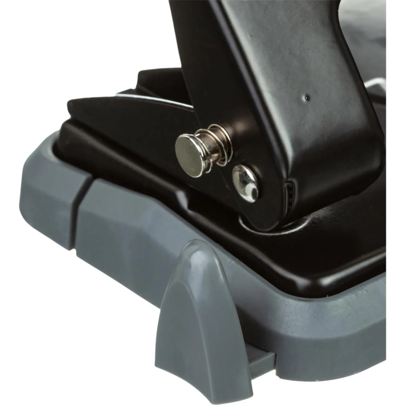 Дырокол Attache до 25 листов, с блокиратором, металлич., чёрный