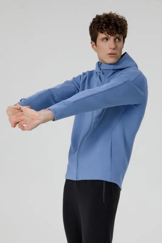 Куртка с капюшоном унисекс Begi, синяя, размер S Куртка с капюшоном унисекс Begi, синяя, размер S