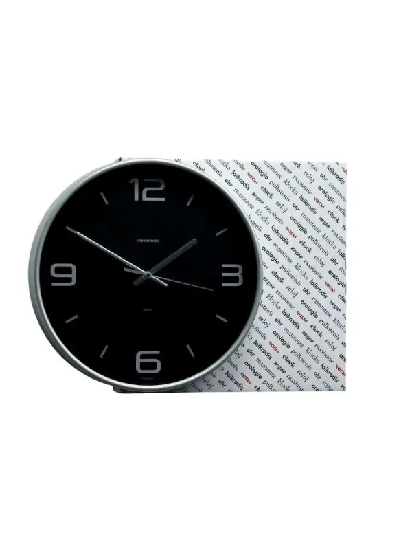 Часы настенные классические &laquo;Эдит&raquo;, серия: Интерьер, d=30.5 см, серебристые