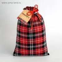 Мешочек подарочный «Happy new Year», 20 х 30 см +/- 1.5 см