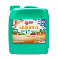 Органическое удобрение &laquo;Биогумус&raquo; Рецепты дедушки Никиты, концентрат, канистра 3 л