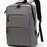 Рюкзак городской на молнии, с USB, 4 кармана, размер 30&times;12&times;43 см, серый