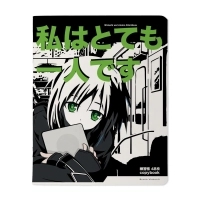 Тетрадь общая А5,48л,клетка,скреп,MANGA ANIME.CITY,5шт/уп,7-48-1245/5