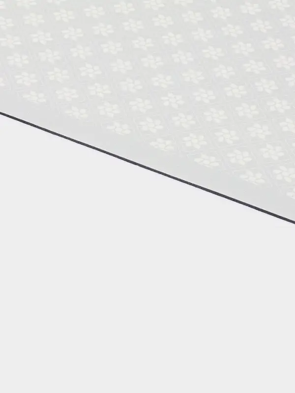 Коврик для сушки посуды Доляна Daisies, влаговпитывающий, 45&times;30 см, серый