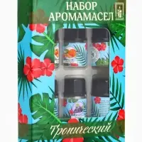 Набор эфирных масел &laquo;Тропический&raquo;, 6 штук по 3 мл, &laquo;Богатство Аромата&raquo;