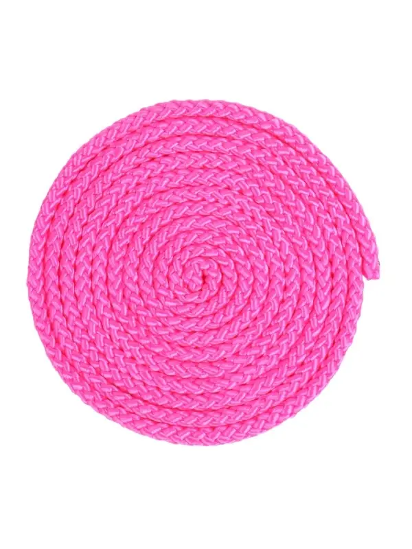Скакалка для художественной гимнастики 3м, розовый-неон Скакалка для художественной гимнастики 3м, розовый-неон