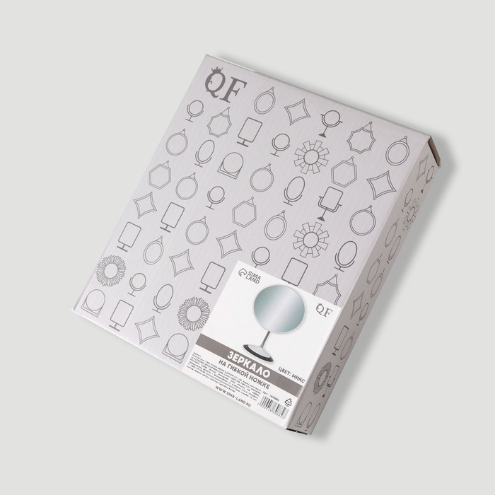 Зеркало на гибкой ножке «Круг», d зеркальной поверхности 16,5 см, цвет МИКС