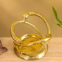 Подставка для бутылки «Змей искуситель», 10.5×10.5×15 см, алюминий