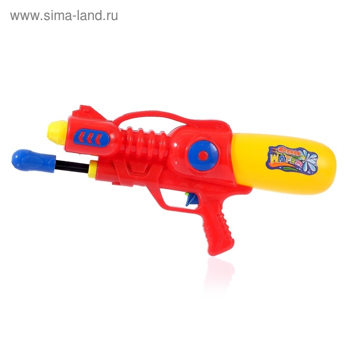 Водный пистолет &laquo;Буря&raquo;, с накачкой, 39 см, цвета МИКС