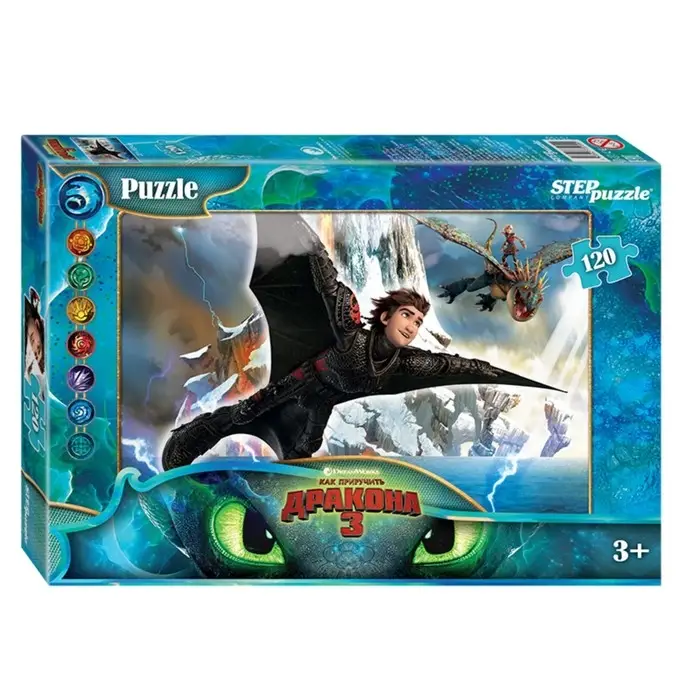 Пазл «Как приручить дракона - 3», 120 элементов Пазл «Как приручить дракона - 3», 120 элементов