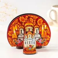 Набор пасхальный салфетница+подставка под зубочистки №3 ,10х12,8х5 см/ 3,7х5,7х7 см