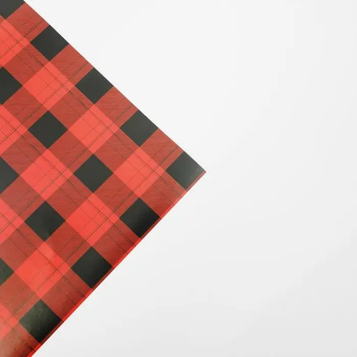 Упаковочная бумага на новый год «Новогодний принт», 70 х 100 см, глянцевая