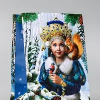 Пакет подарочный новогодний ламинированный, «Новогодняя пора» , 11.5×6.5×14.5 см Пакет подарочный новогодний ламинированный, «Новогодняя пора» , 11.5×6.5×14.5 см