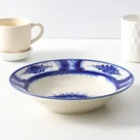 Тарелка глубокая, D24см , гжель