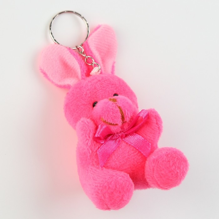 Мягкая игрушка «Кролик» на подвесе, 7 см, цвета МИКС Мягкая игрушка «Кролик» на подвесе, 7 см, цвета МИКС