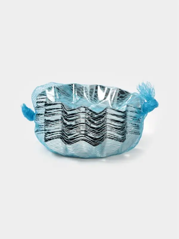 Форма для выпечки печенья, d=9.6 см, h=2 см, жесть, серебристая