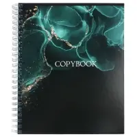 Компл тетр из 3шт 96л кл на гребне Мрамор зеленый на тёмном, мел карт, офсет (10296902)