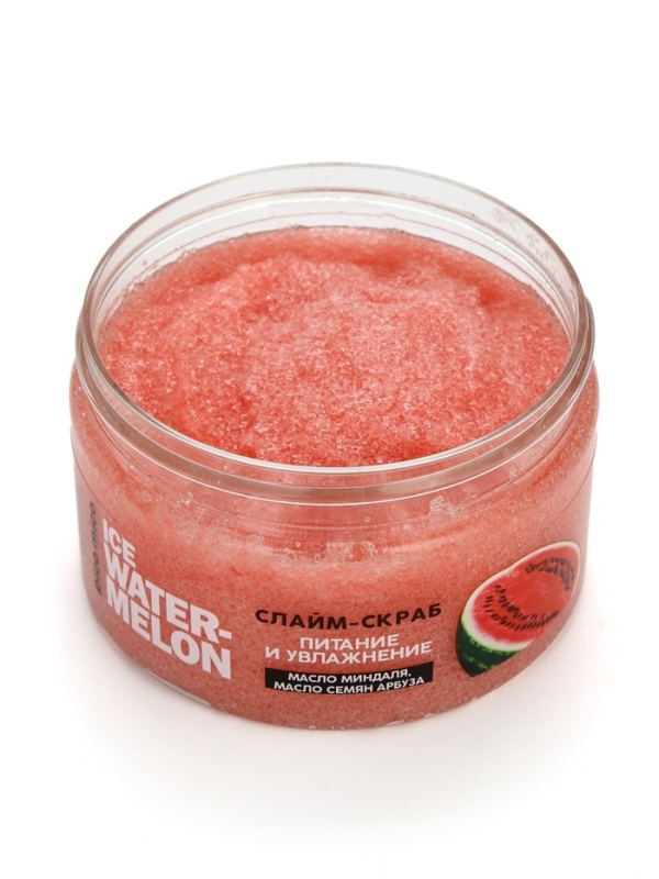 Скраб-слайм для тела Ice watermelon, питание и увлажнение, с ароматом арбуза, 250 г, PICO MICO Скраб-слайм для тела Ice watermelon, питание и увлажнение, с ароматом арбуза, 250 г, PICO MICO