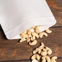 Пакет Zip-lock Крафт, белый, с прямоугольным окном 16 х 26 см