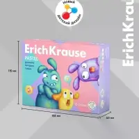 Гуашь 12 цветов х 20 мл, ErichKrause "Jolly Friends Pastel", пастельная гамма, в коробке