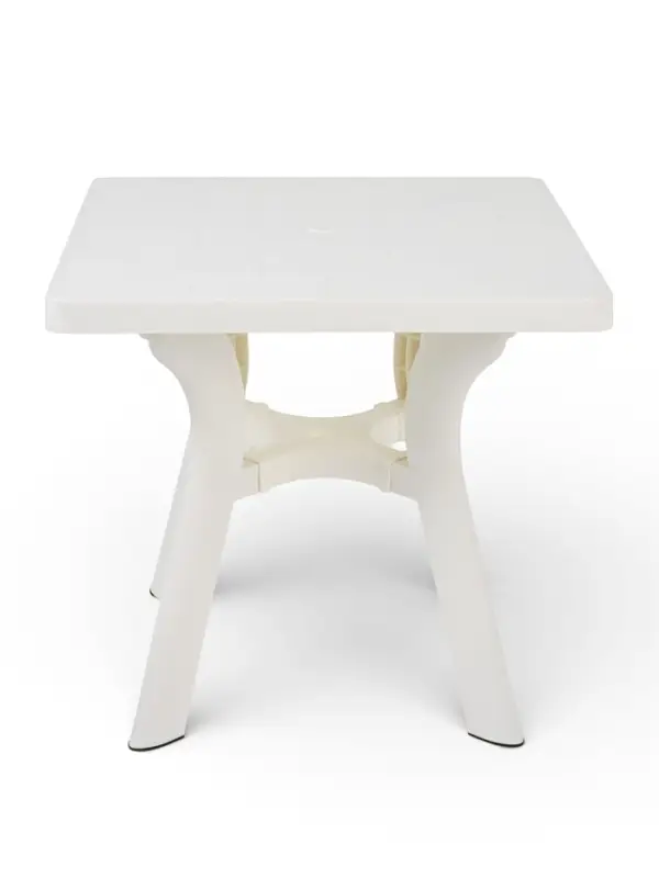 Стол садовый &laquo;Атлант&raquo;, 80&times;80&times;76.5 см, квадратный, пластиковый, белый