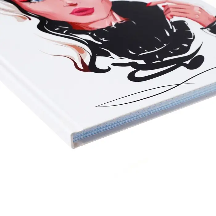 Колледж-тетрадь Calligrata TOP &laquo;Красотка&raquo; А4, 120 листов, в клетку, в твёрдой обложке 7БЦ, матовая ламинация, выборочный лак