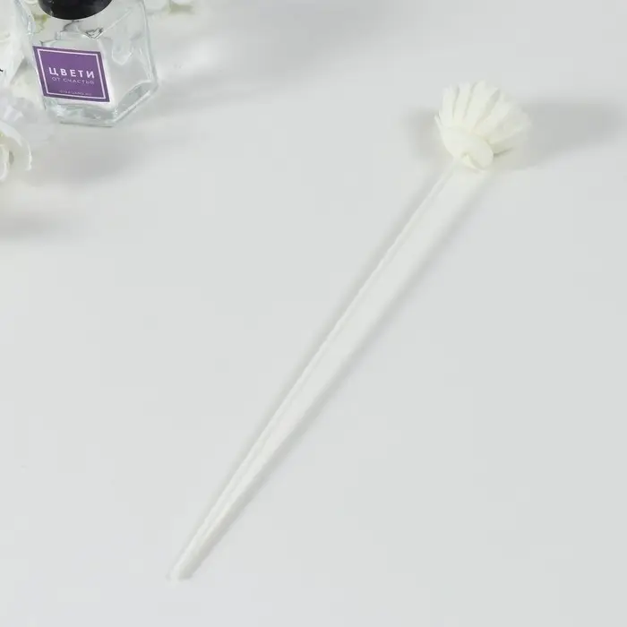 Палочки фибровые для аромадиффузора "Белоснежные цветы" набор 2 цветка + 5 палочек