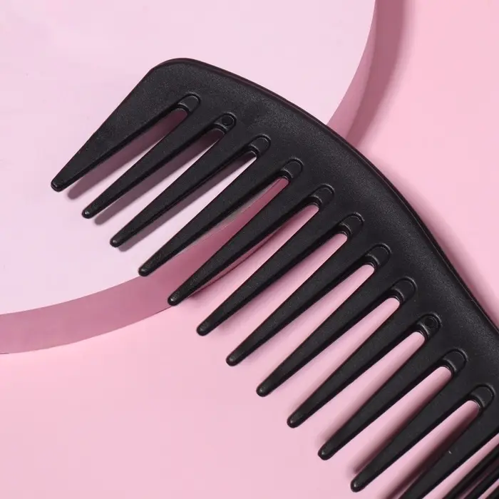 Расчёска комбинированная, 18.7 (±1) × 5 см, чёрная Расчёска комбинированная, 18.7 (±1) × 5 см, чёрная