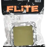 FLITE Выключатель 1-клавишный 10А ВС11-1-0-ФлО оливковый IEK