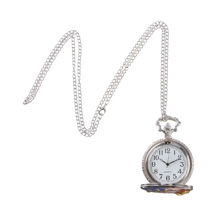 Часы карманные &laquo;Солнце&raquo;, кварцевые, циферблата d=3.5 см, цепочка 80 см