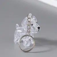 Брелок пластик "Преданный друг - пёсик" 8х3х5 см