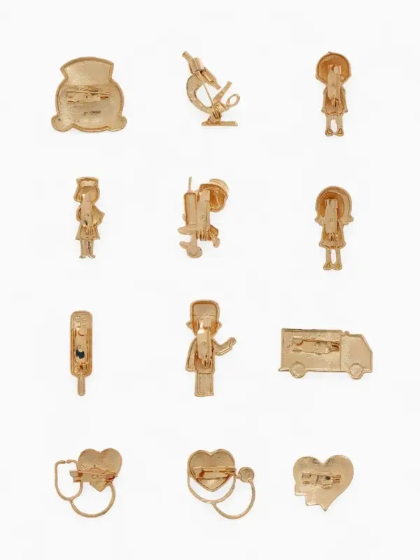 Брошь «Медицина», форма МИКС, цвет золото (неделимая фасовка 12 шт., цена за шт.) Брошь «Медицина», форма МИКС, цвет золото (неделимая фасовка 12 шт., цена за шт.)