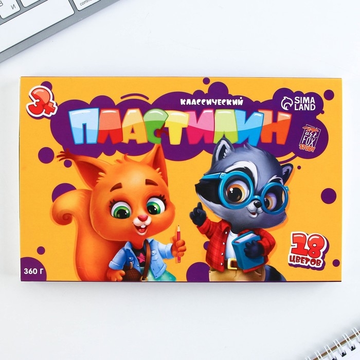 Пластилин 18 цветов мягкий 360 г «1 сентября» Пластилин 18 цветов мягкий 360 г «1 сентября»