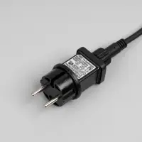 Гирлянда &laquo;Клип-лайт&raquo; 5 нитей по 20 м, IP44, УМС, тёмная нить, 665 LED, свечение тёплое белое, 24 В