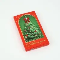 Коробка подарочная сборная «Классчиеский Новый год», 20 х 2 х 12 см