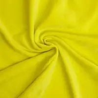 Ткань для рукоделия, велюр на трикотажной основе, жёлтая, лоскут 45&times;50 см