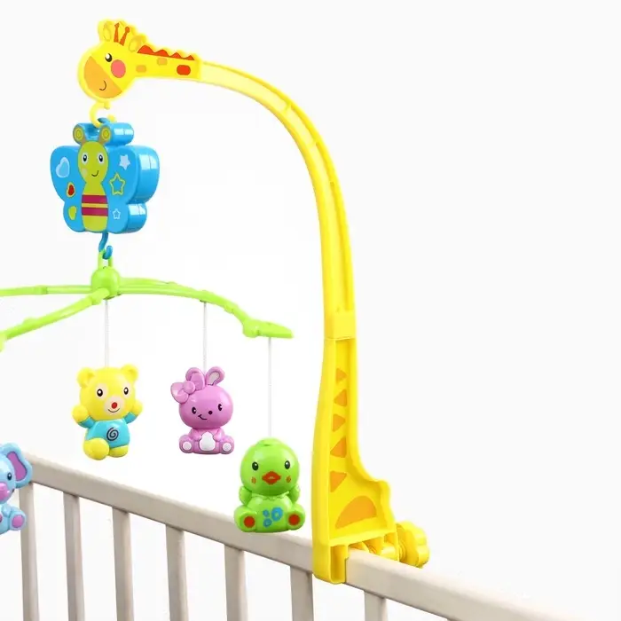 Мобиль музыкальный на кроватку Крошка Я &laquo;Бабочка. Малыш зоо&raquo;, заводной,