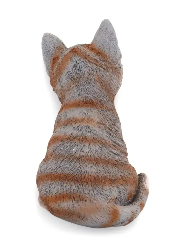 Садовая фигура из полистоуна &laquo;Полосатый Котёнок&raquo;, 20&times;14&times;12 см