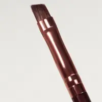 Кисть для макияжа «Brush COFFEE», скошенная, 13 (± 1) см, цвет коричневый/бронзовый