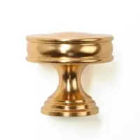 Ручка-кнопка CAPPIO PK324, d=30 мм, цвет золото, 8 шт.
