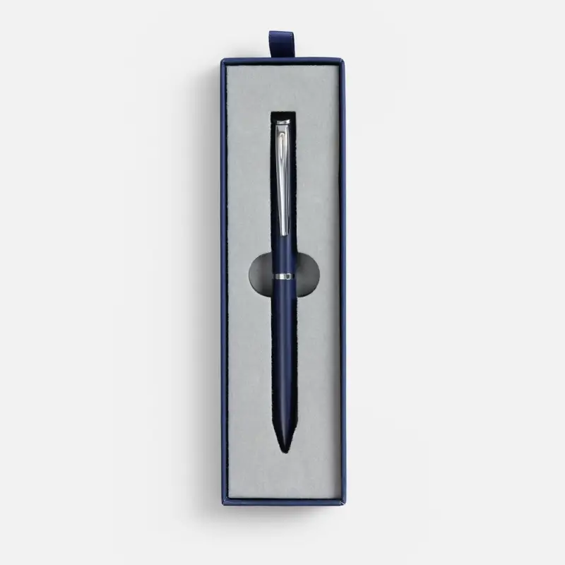 Футляр Nomi для 1 ручки, темно-синий Футляр Nomi для 1 ручки, темно-синий