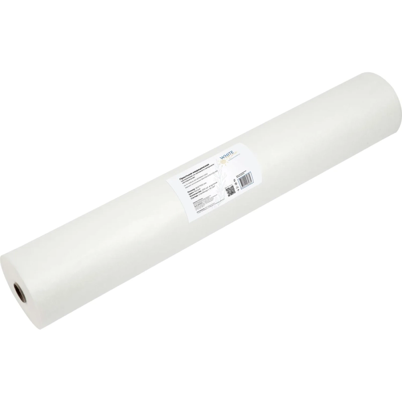 Простыня в рулоне 70х80, белый (200шт/рул), пл.15, спанбонд