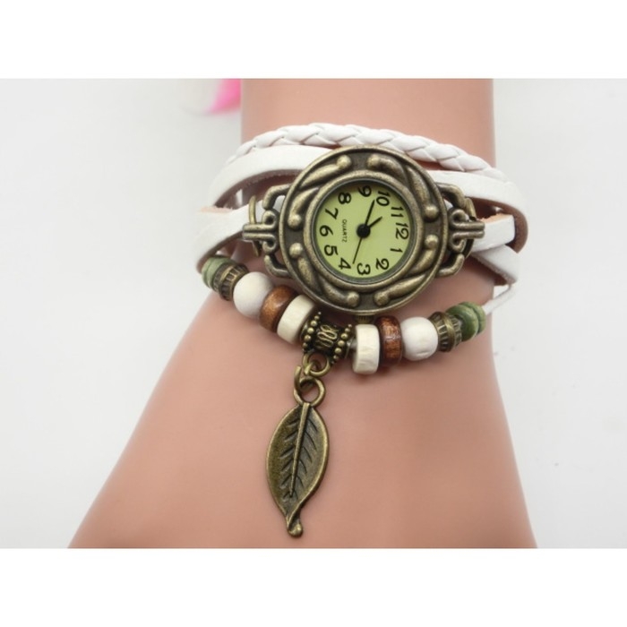 Часы наручные женские Часы наручные женские "Элиос", дискретный ход, ремешок 19.5 см, d-2.5 см, белые