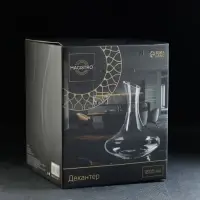 Декантер Magistro, 1.8 л, 20&times;25 см, стекло, прозрачный