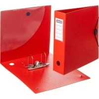 Папка-регистратор А4 80мм Attache на резинке, полифом, красный