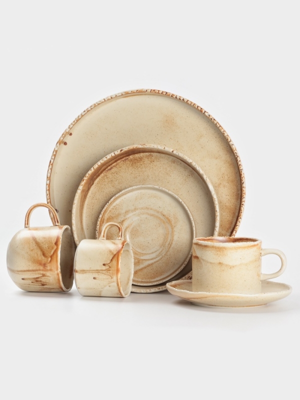 Тарелка глубокая Magistro Тарелка глубокая Magistro "Organic brown" 21,7х21,5х5,2 см