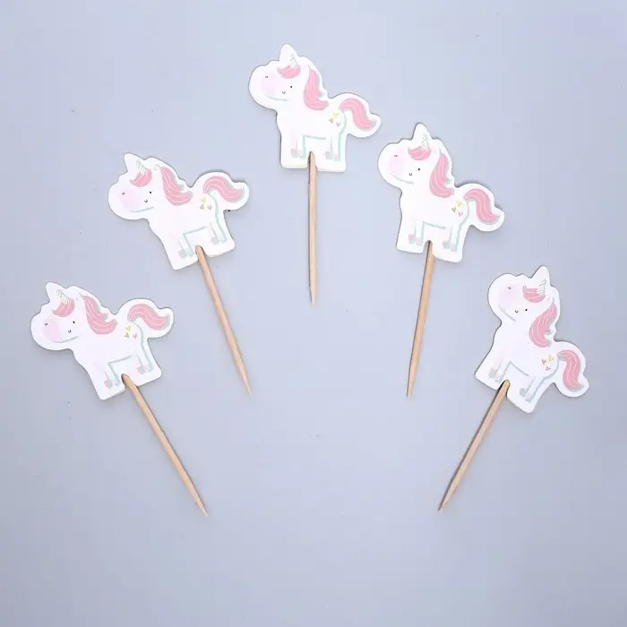 Шпажки «Единорог», набор - 12 шт. Шпажки «Единорог», набор - 12 шт.